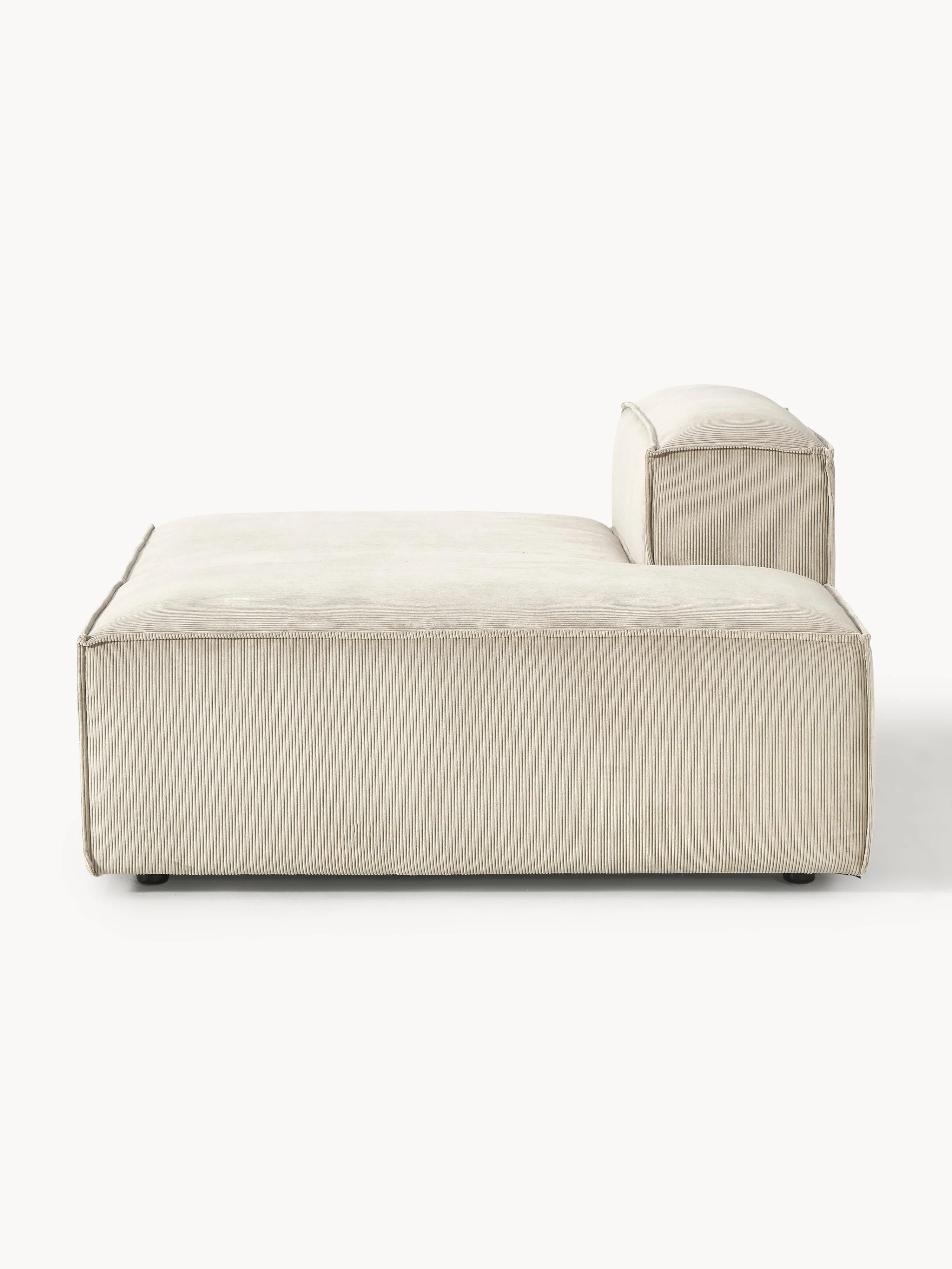 Chaise longue module Lennon van corduroy
