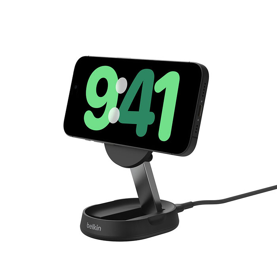 Belkin BoostCharge Pro Qi2 15W Noir (chargeur inclus)