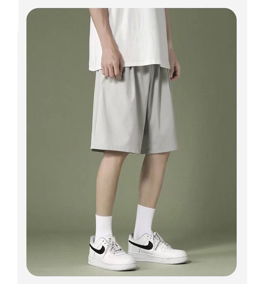 Wewewow - Mid Rise Plain Shorts