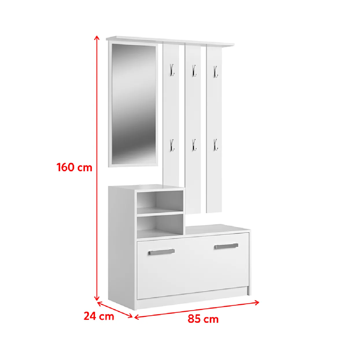 Selsey Vestiaire Yesfir - Blanc