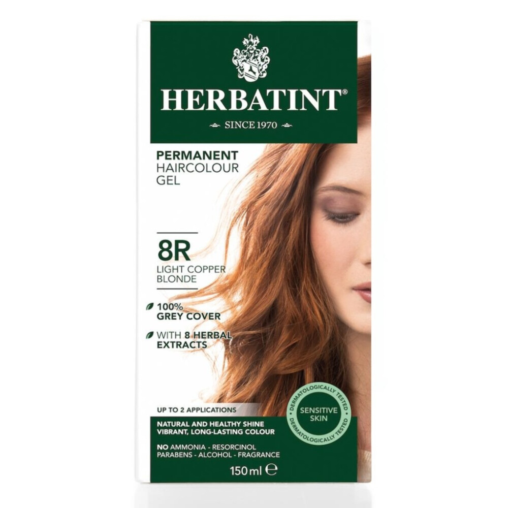 Herbatint Haarverf 8R Lichtkoper Blond150 ml