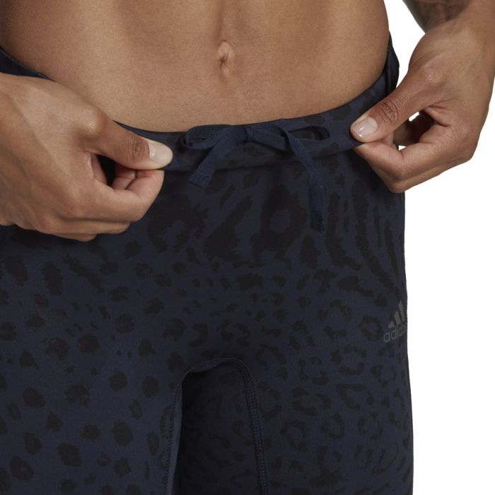 adidas Dame Lange tights Fast It 7/8 Tight Blå