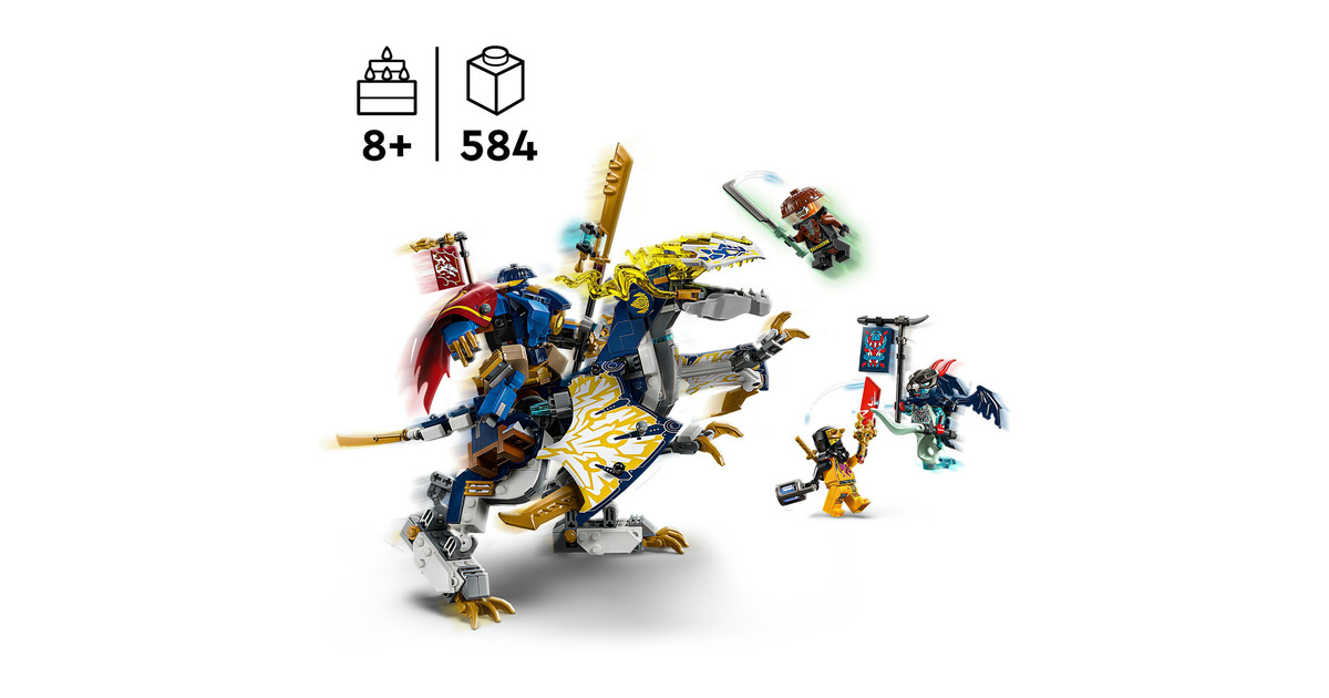 LEGONinjago -  Rogue's mecha drakenrijder Constructiespeelgoed  (71843)