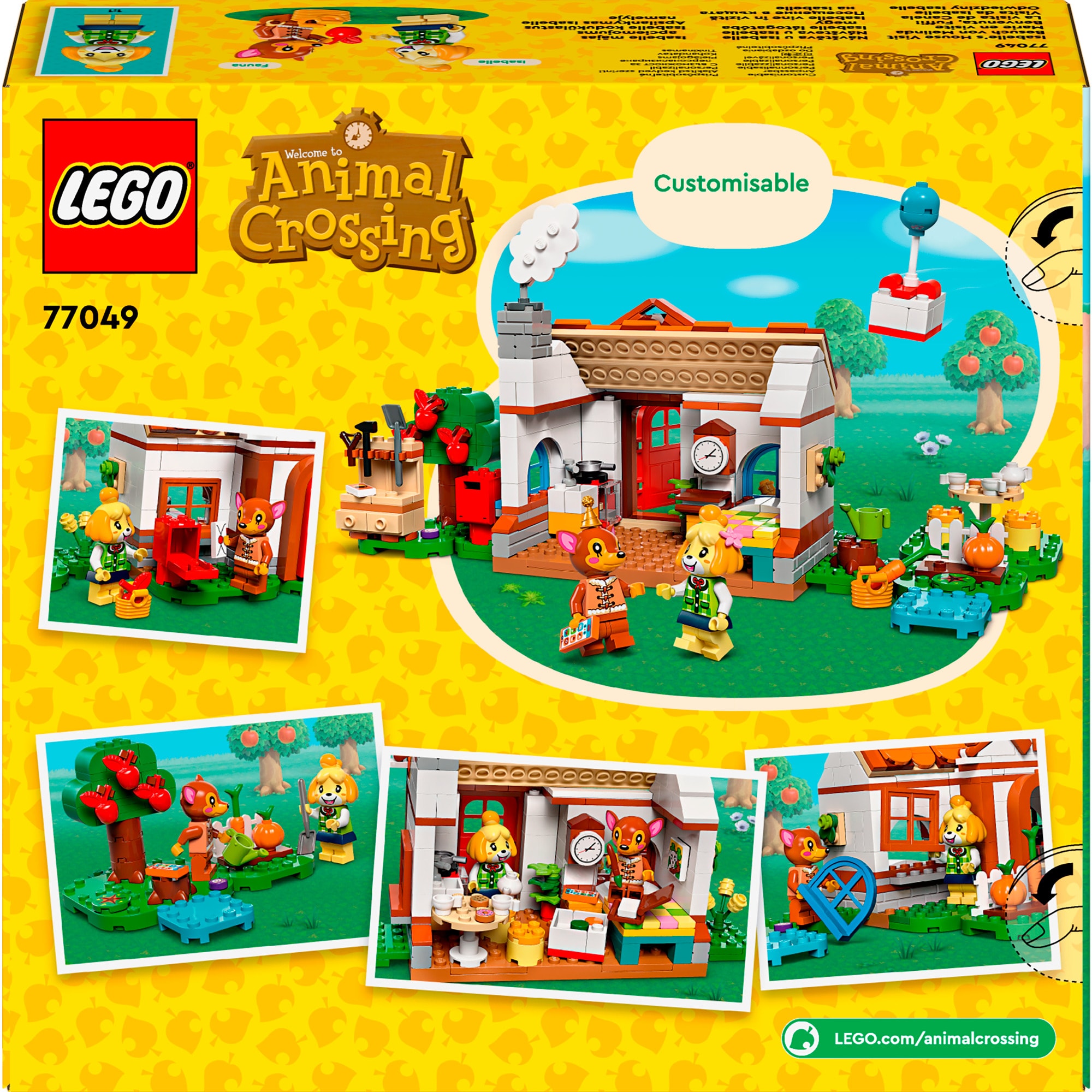 LEGO Konstruktionsspielzeug Animal Crossing Besuch von Melinda