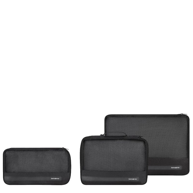Samsonite TA Revolution Set Of 3 Packing Cubes Black