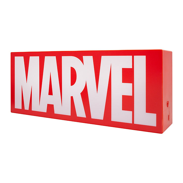 Lampe USB Logo Marvel V2 Disney sans fil Paladone l.30cm x H.12cm x P.6,5cm