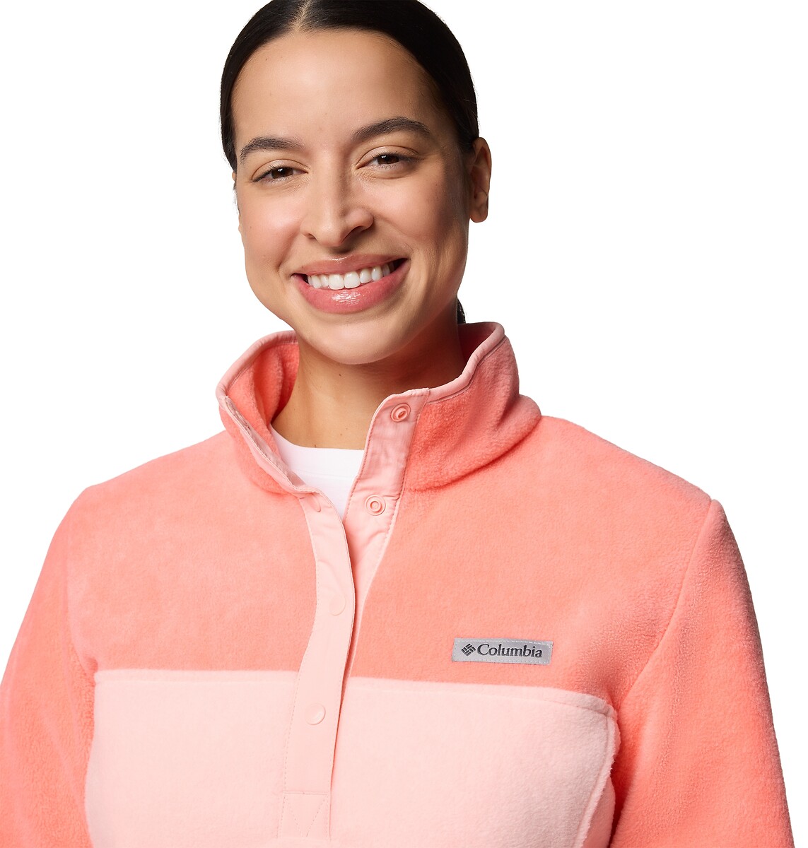COLUMBIA<br>Suéter de lã com fechamento por meio botão de pressão Benton Springs™