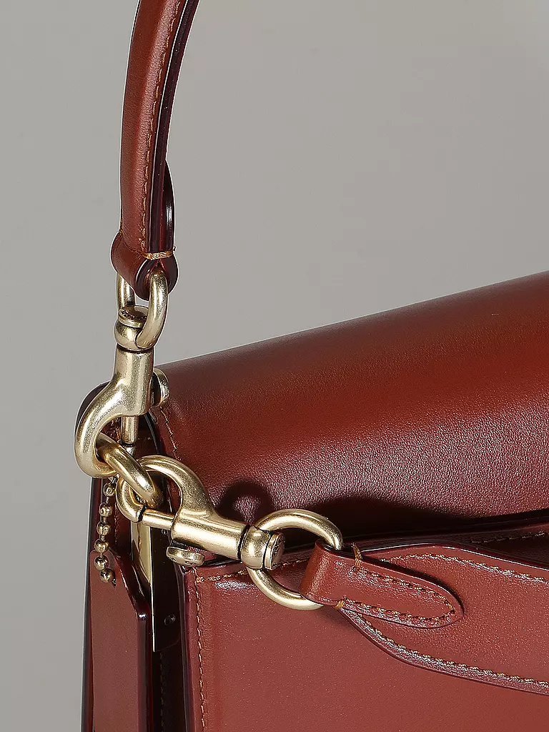 COACH Ledertasche - Umhängetasche TABBY SIGNATURE 26 braun