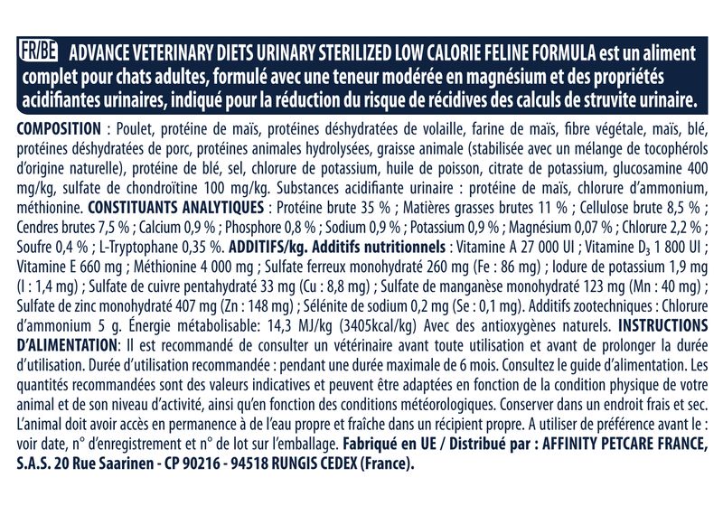 Advance Veterinary Diets Urinary Sterilized