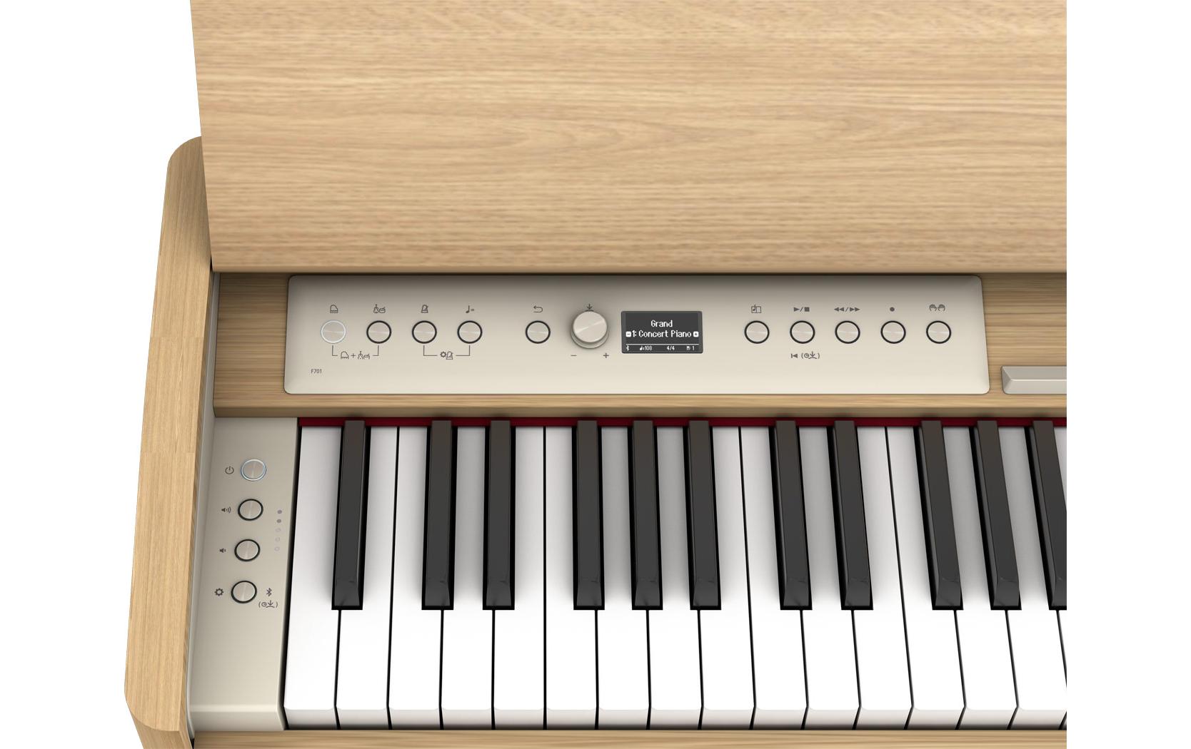 E-Piano F701 LA<br>Das elegante Piano für moderne Wohnräume