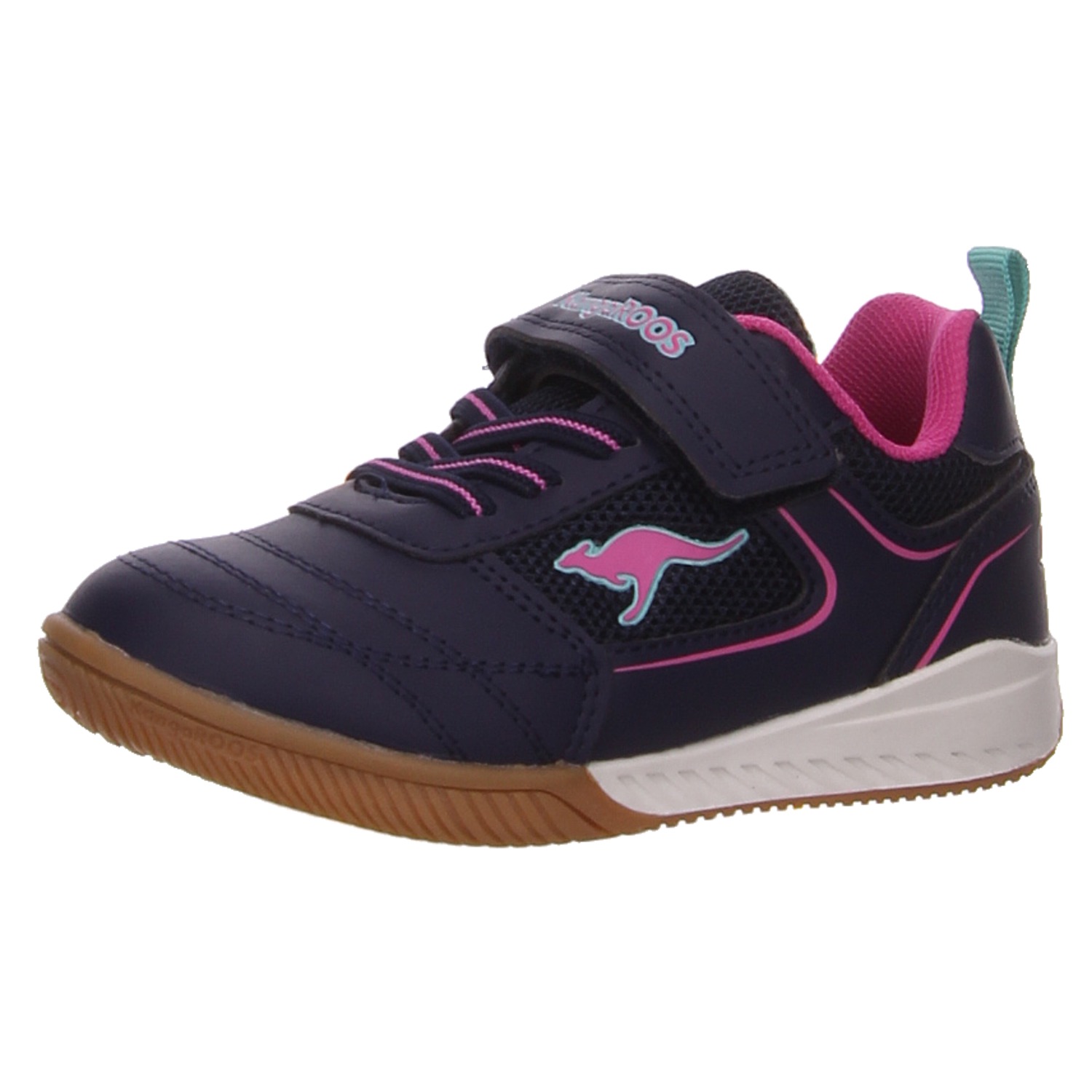 Pölking Klettschuh blau/pink blau