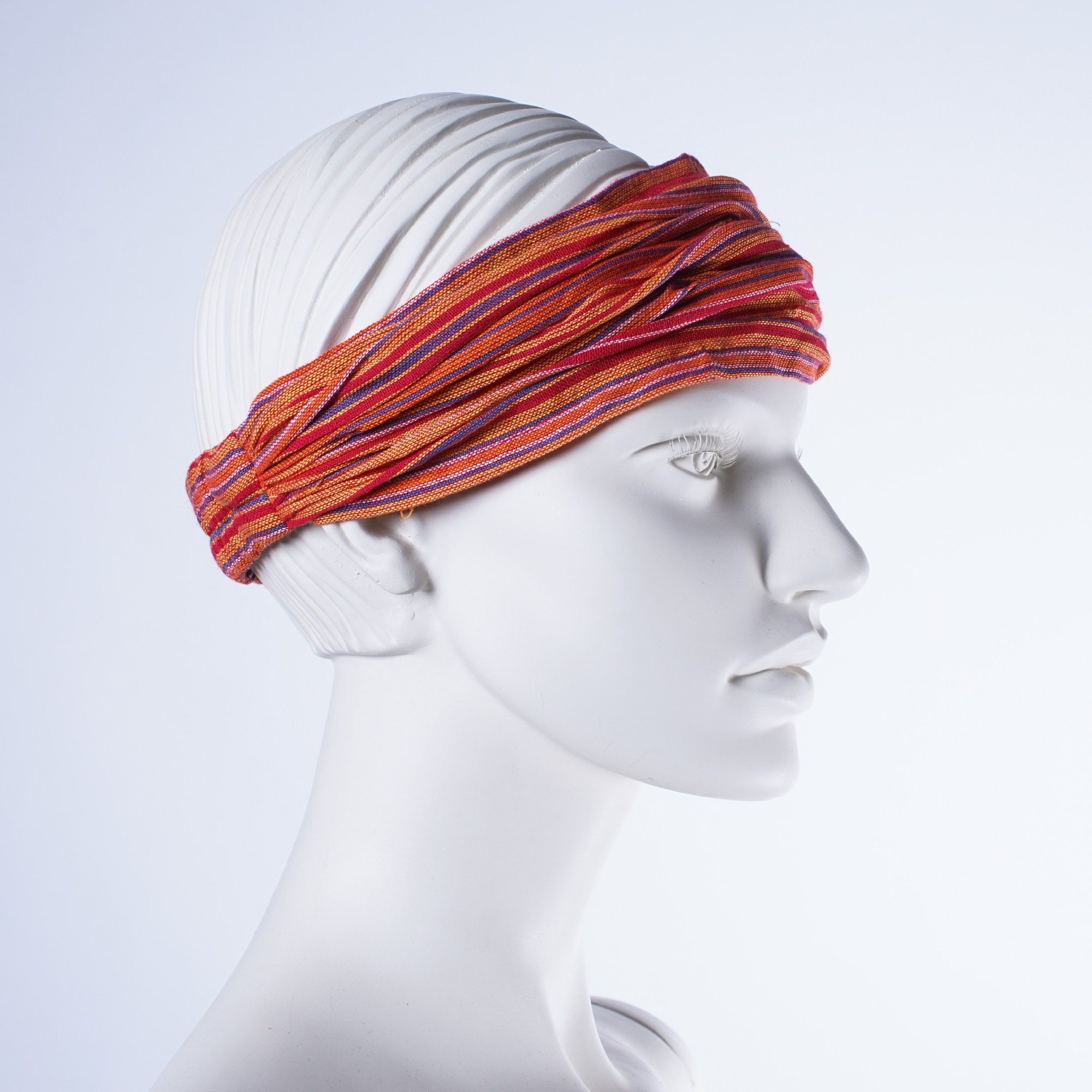 Haarband 'Denver', aus 100% Baumwolle, orange/rot günstig bestellen