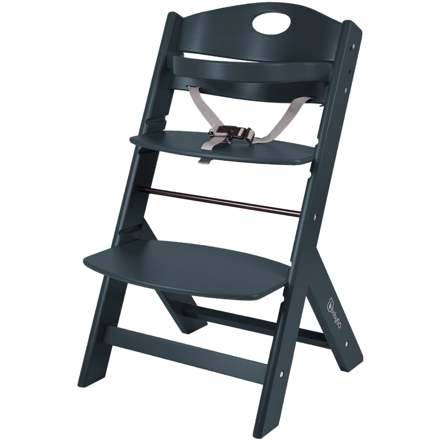 babyGO Hochhstuhl-Set Newborn Family Black  Grey