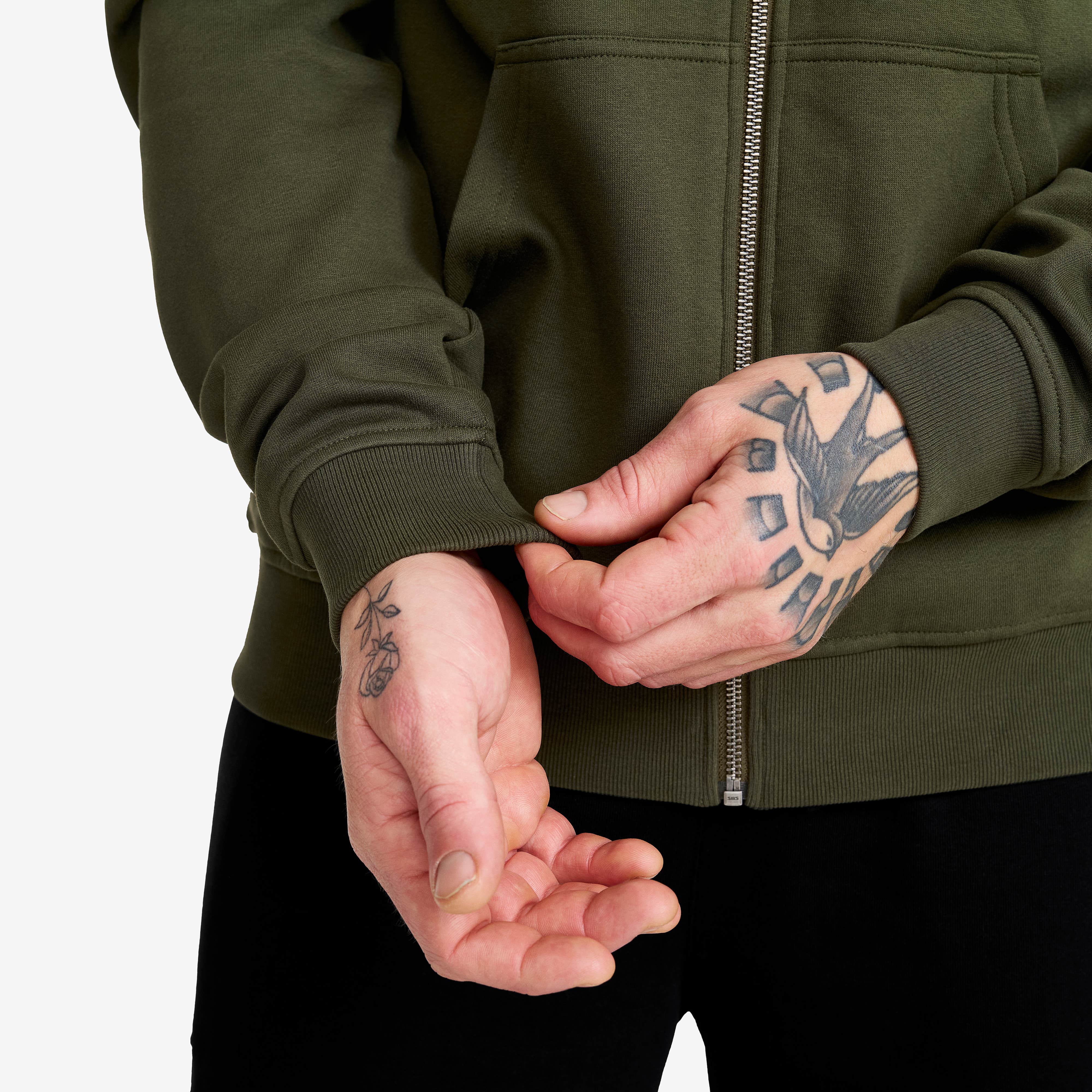 RVRC Full-zip Hoodie Herre Forest Night