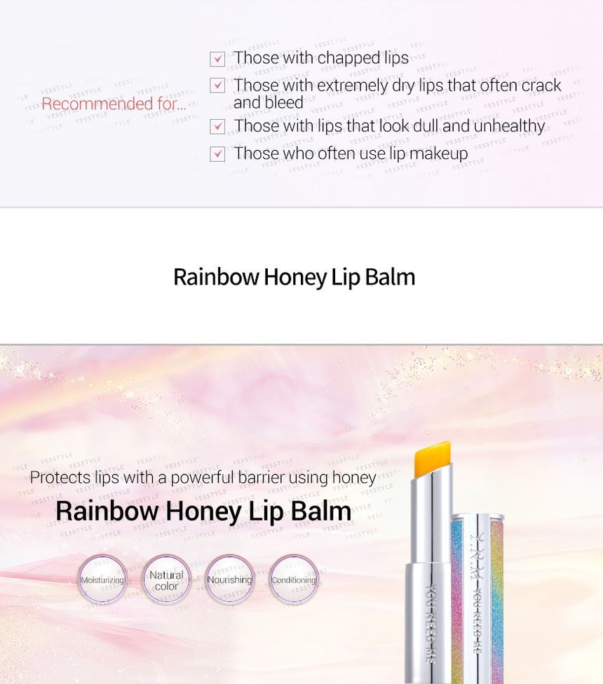 YNM - Regenboog Honing Lippenbalsem