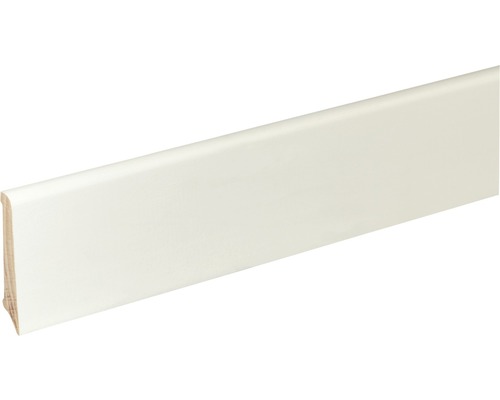 Plint S601 beuken wit gelakt massief 12 x 60 x 2400 mm