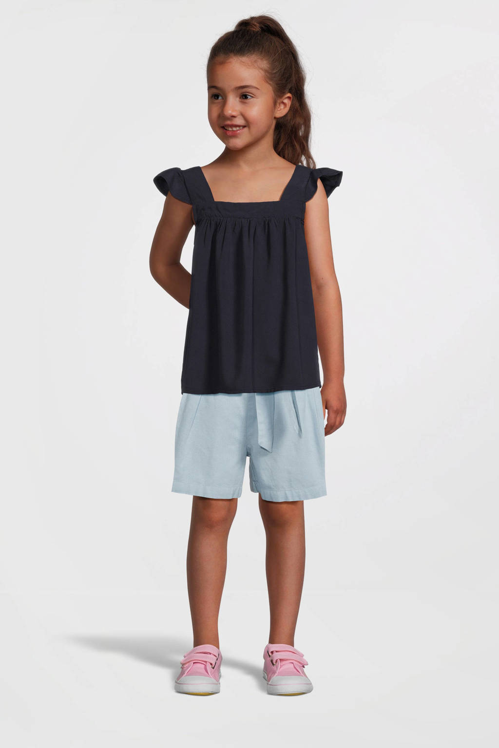 VERO MODA GIRL top VMRUSK donkerblauw