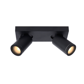 Lucide plafondspot Taylor 2x5W zwart