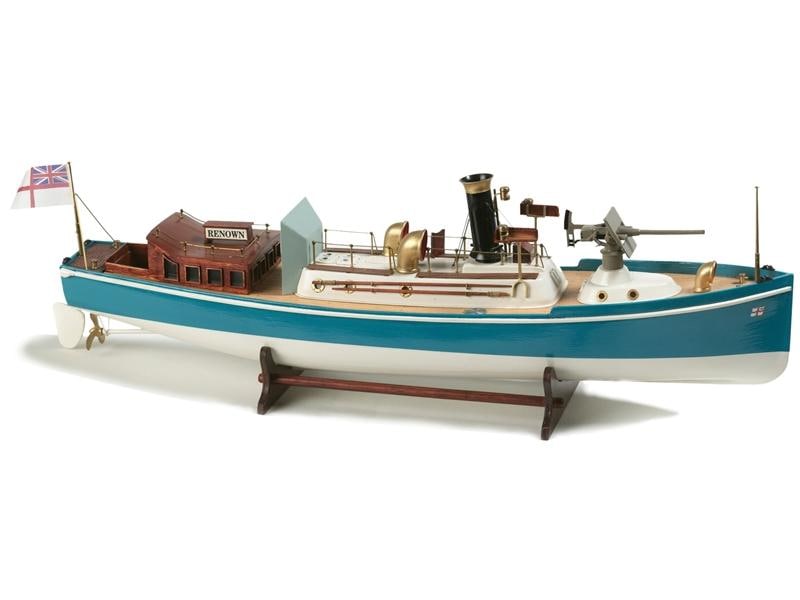 Billing Boats Bausatz Dampfschiff H.M.S. Renown, 450 mm 1:3 Royal Navy Dampfschiff Modellbausatz