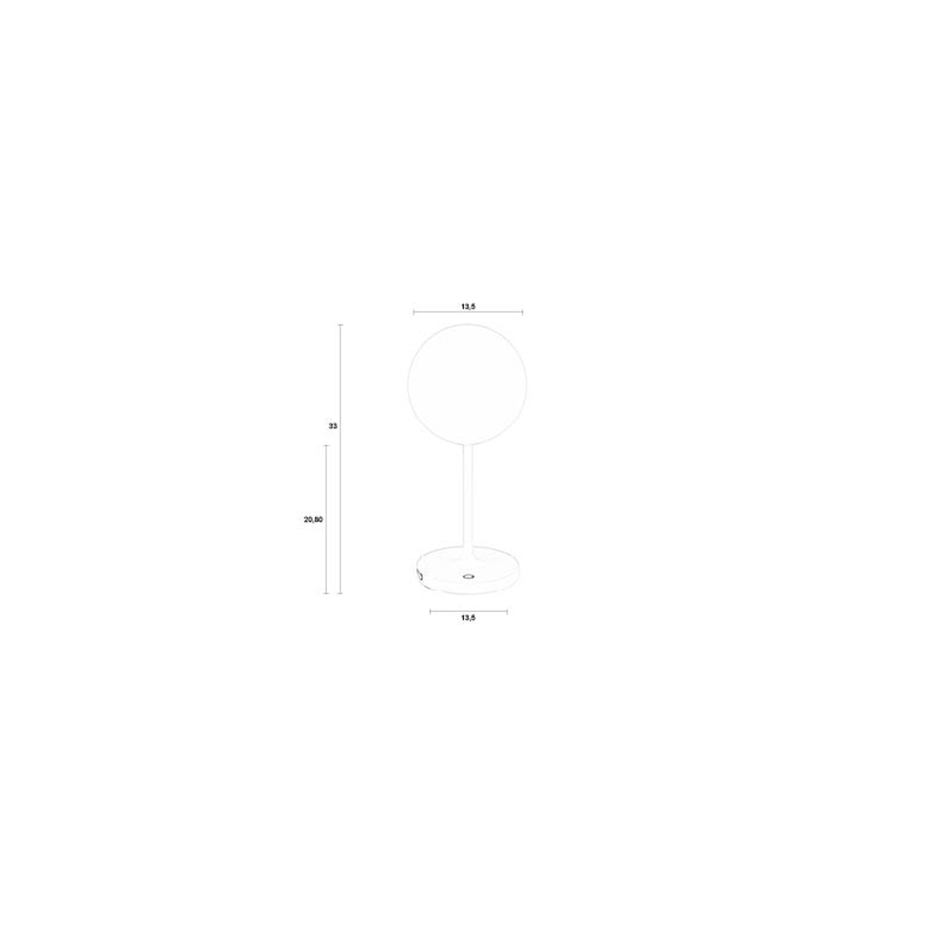 W Hub Oplaadbare tafellamp Groen