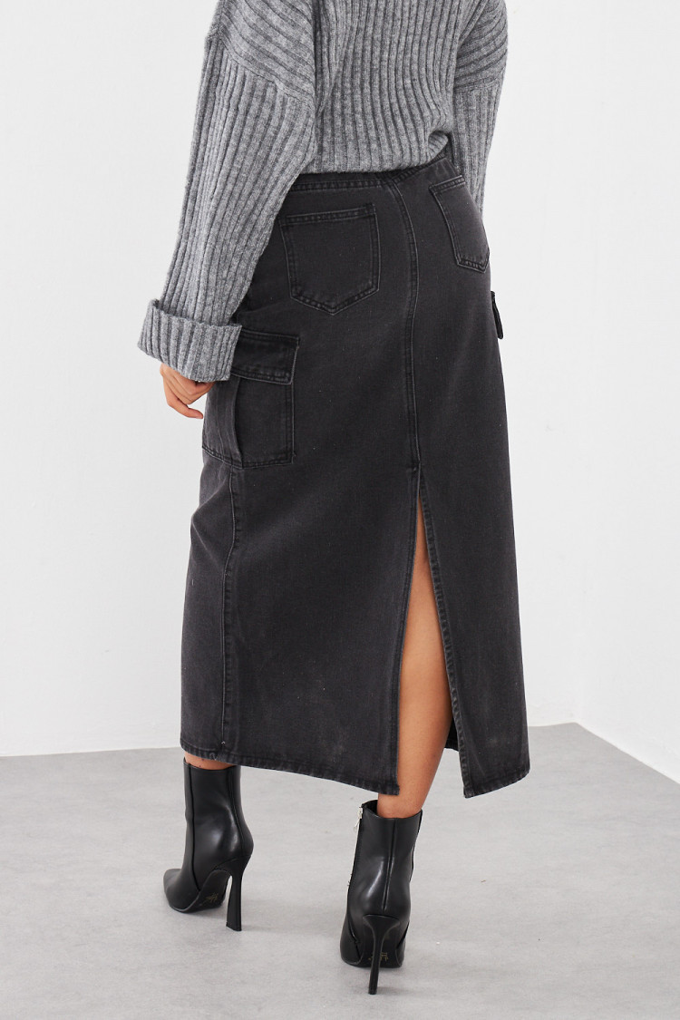 Jupe en jean noir
