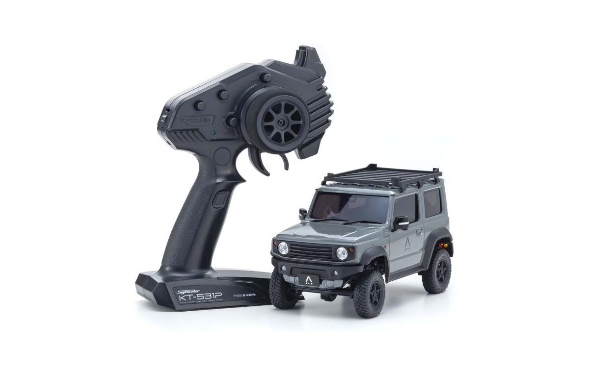 Scale Crawler Mini-Z Suzuki Jimny Apio TS4, Grau 1:18, ARTR<br>MINI-Z MX-01 4×4 Series Readyset mini Scale Crawler