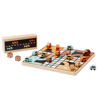 Kids Concept Ludo - Biler - Aiden - Tr?