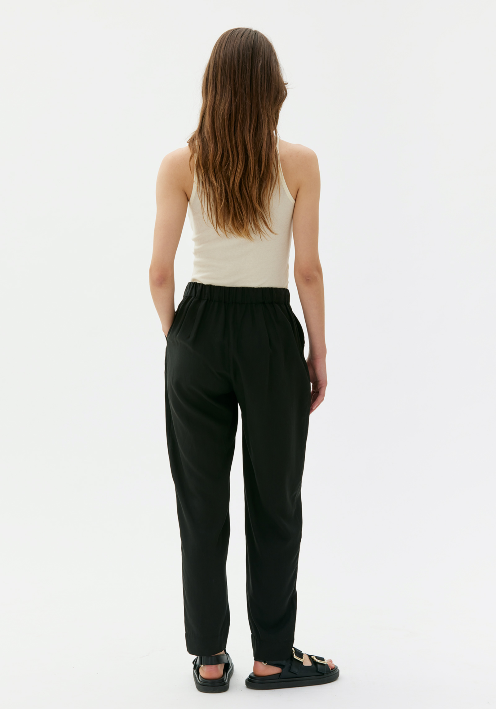 Maska Hose Jira Tencel Trousers Black