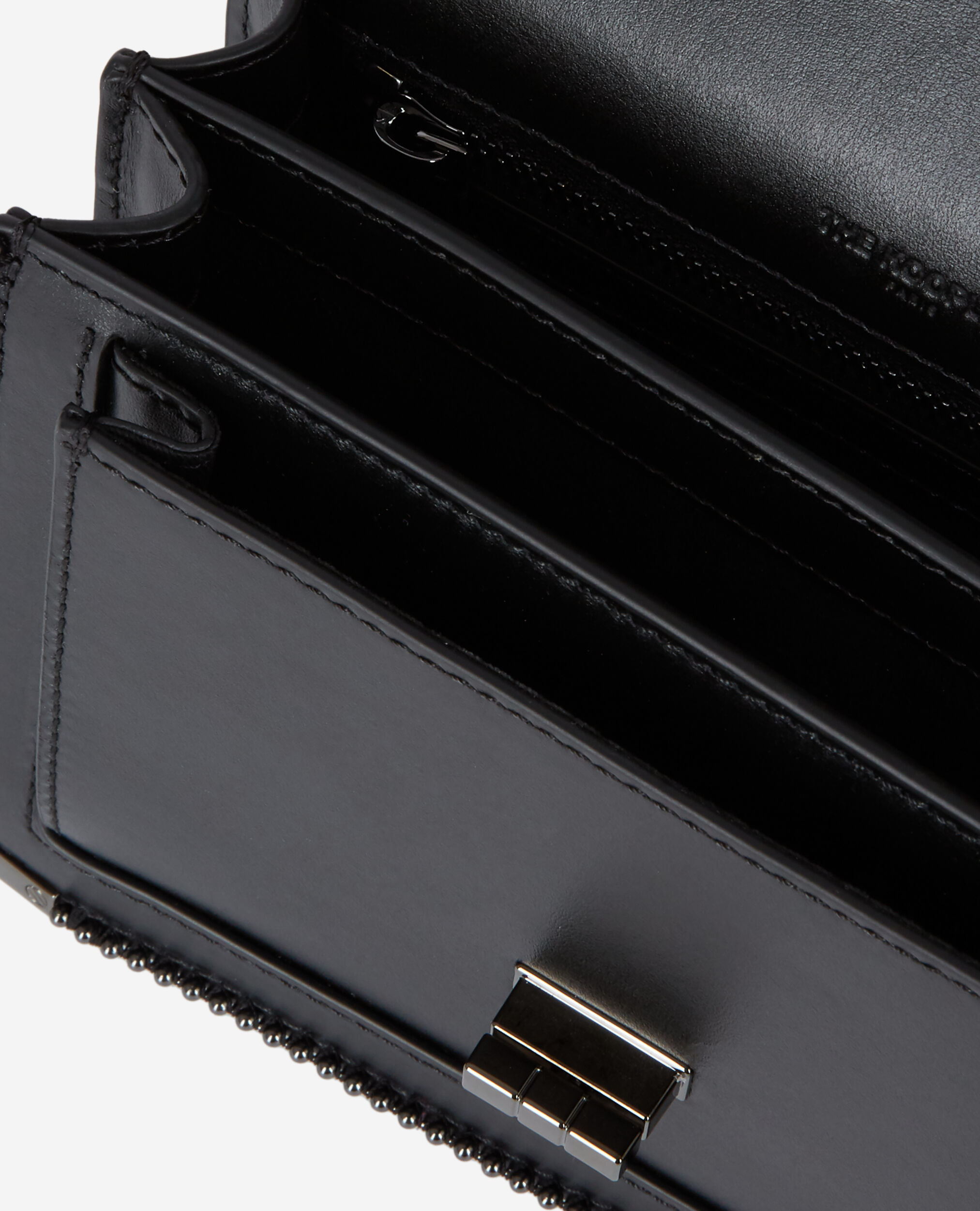 Sac Emily small en cuir noir