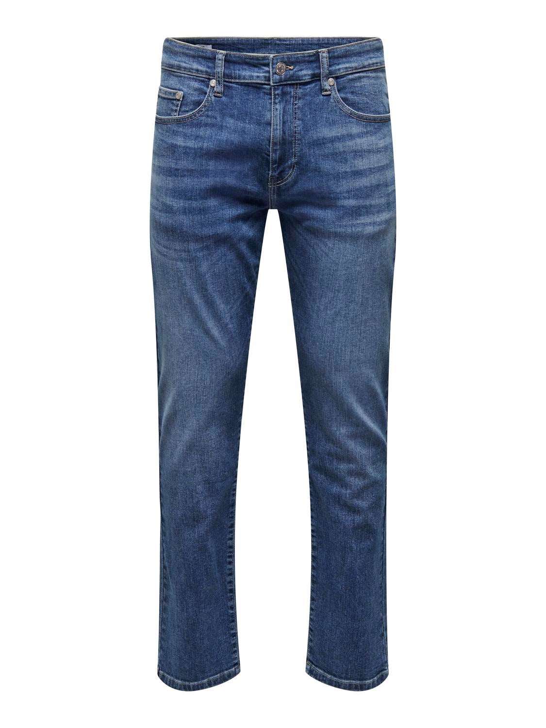 ONSWEFT Mittlere Taille Normal geschnitten Jeans Medium Blue Denim