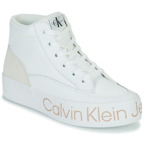 Calvin Klein Jeans - VULC FLATF MID WRAP AROUND LOGO - Blanc