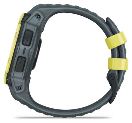 Montre GPS Garmin Instinct E - 40 mm Vert Electric Lime avec Bracelet en Silicone Bleu Twilight