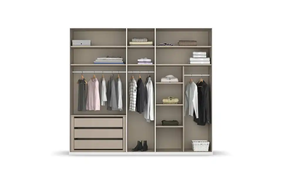 Drehtürenschrank 5 Stück 251 cm