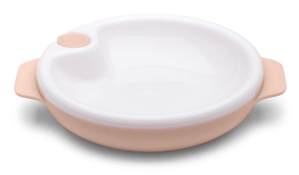 NUVITA Warmhalterteller<br>1 Stück, mit Saugnapf pink