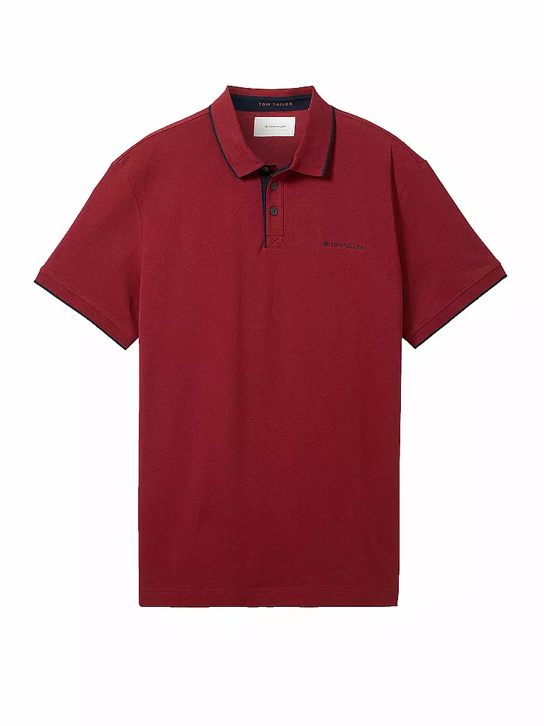 TOM TAILOR Poloshirt Regular Fit rot