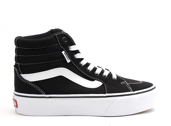 Vans boots bottine femme filmore hi platform c noir