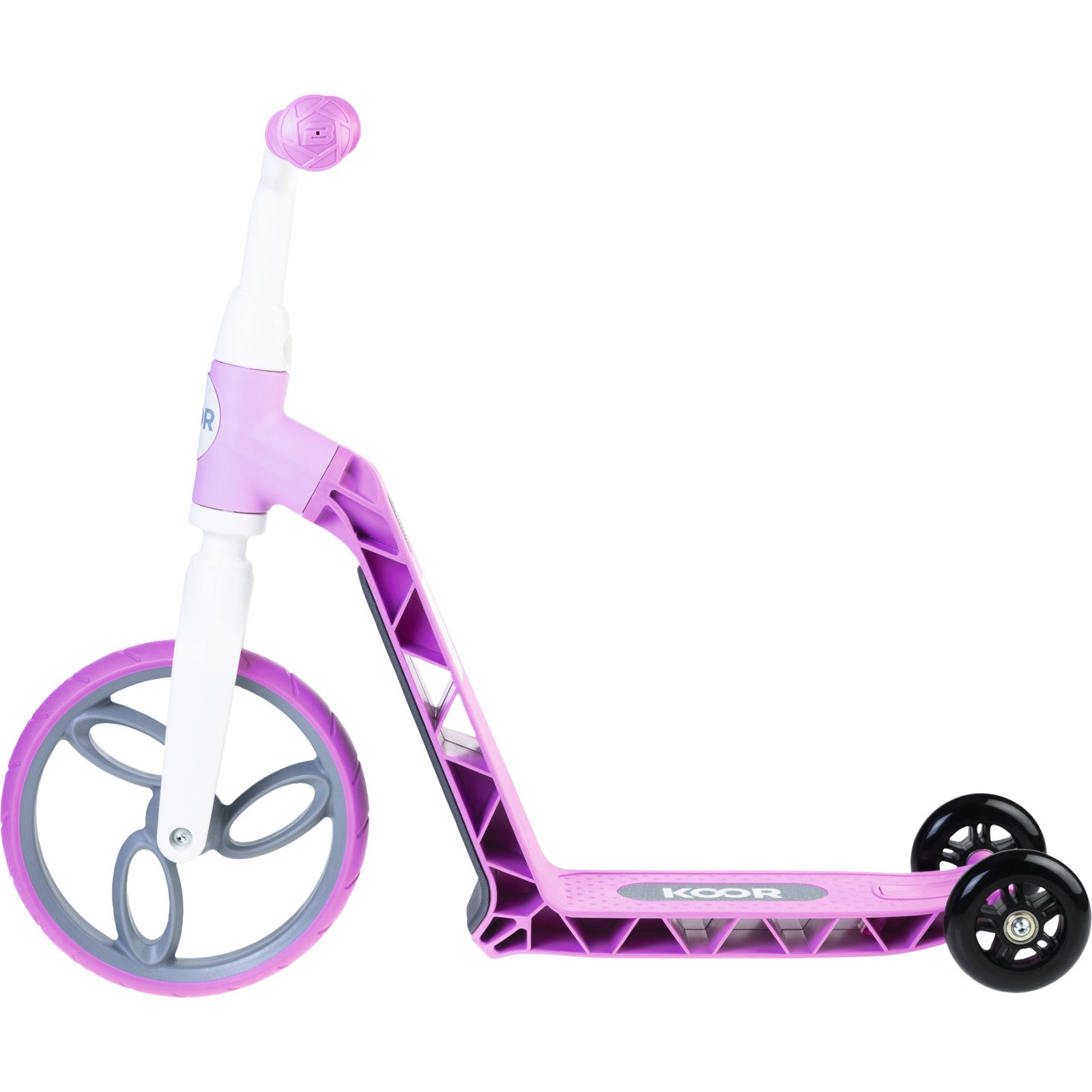 KOOR Kids Laufrad und Scooter 2 in 1 girl