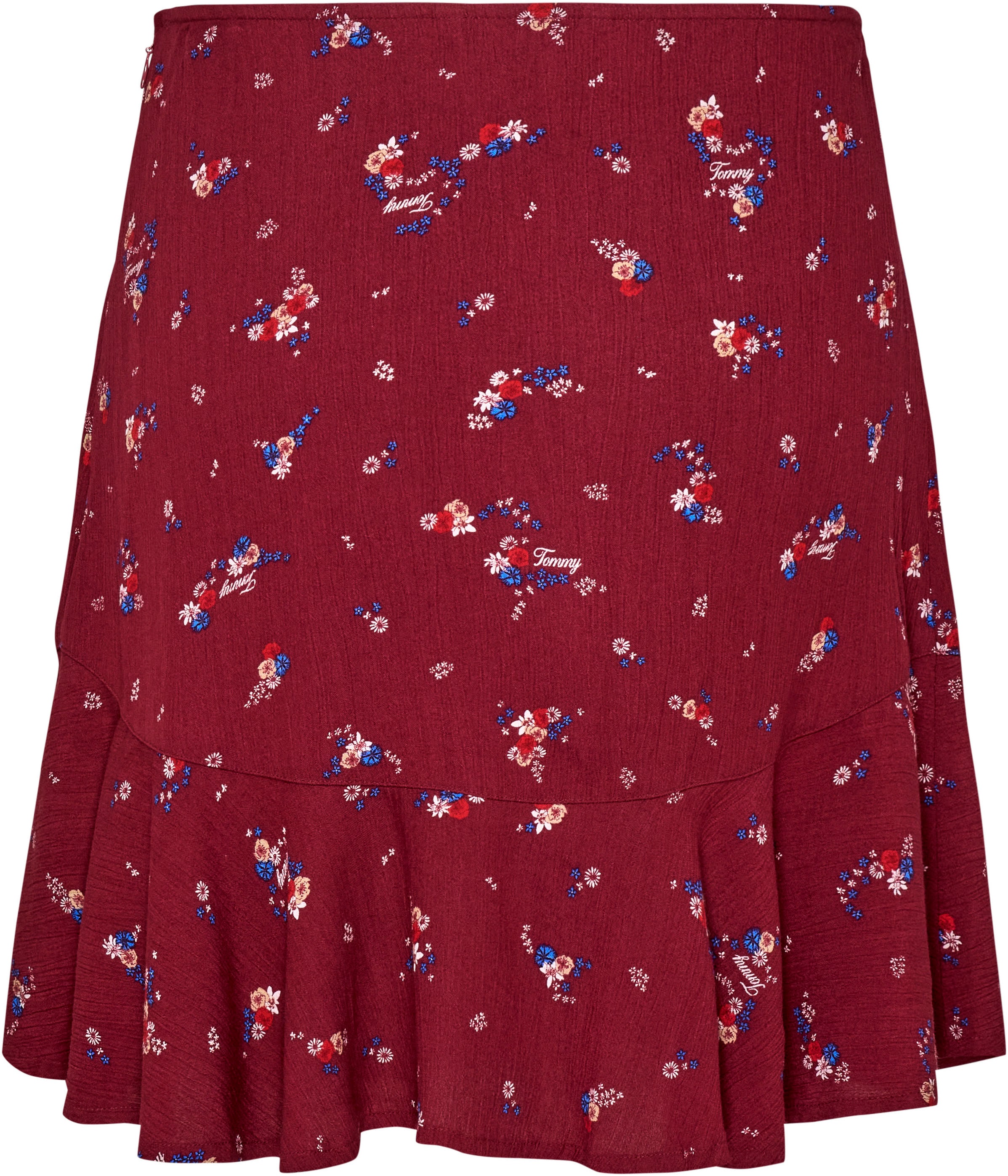 Tommy Jeans Minirock »TJW FLORAL TIERED MINI SKIRT« Webrock mit Blumenprint