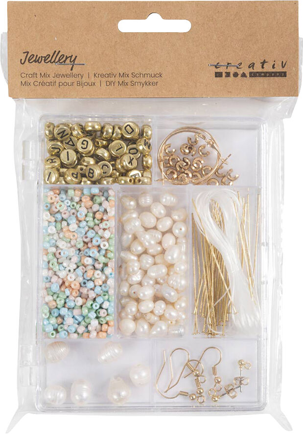 Creativ Company DIY Mix Smykker, Ferskvandsperler