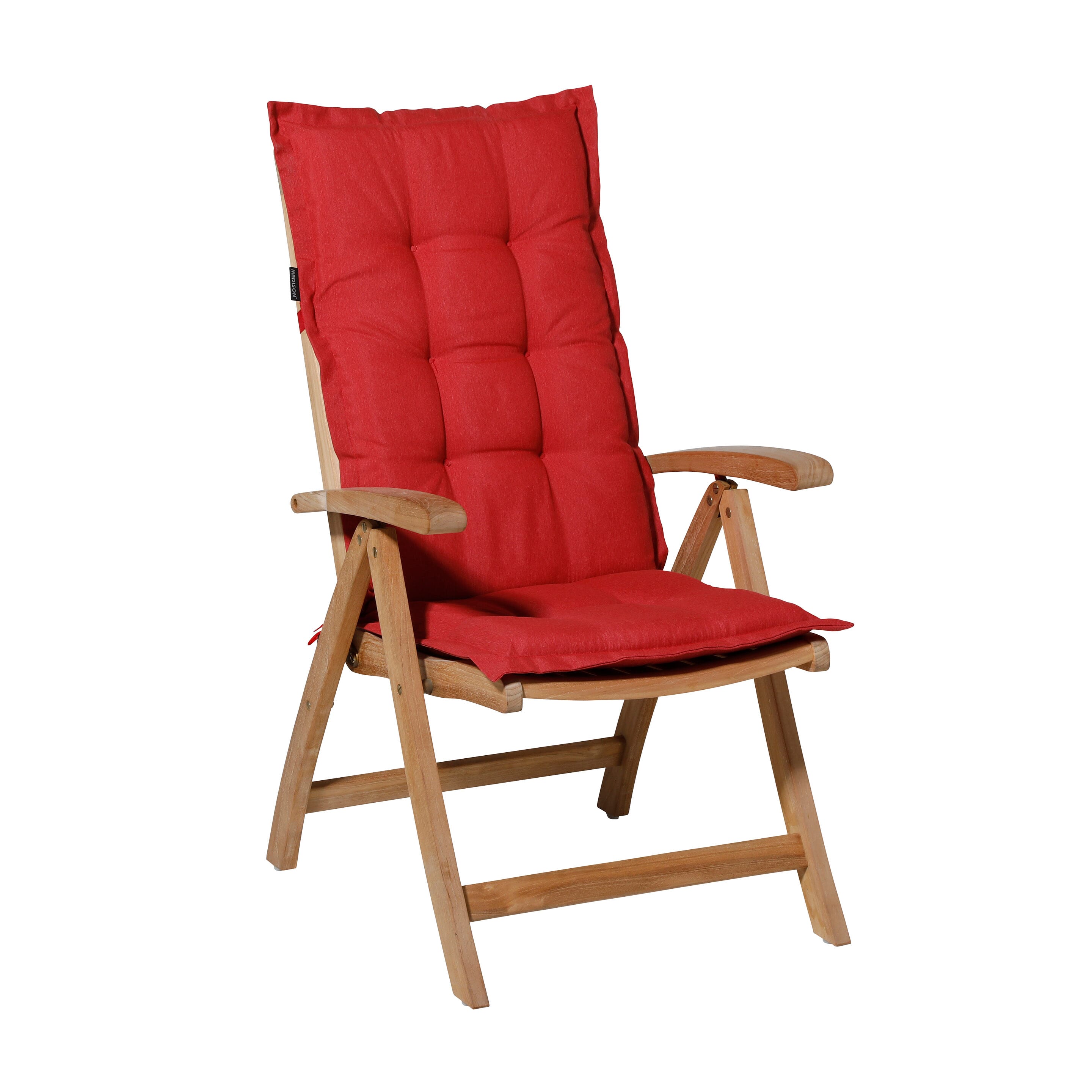 Madison Panama brick red Tuinstoelkussen - Set van 4