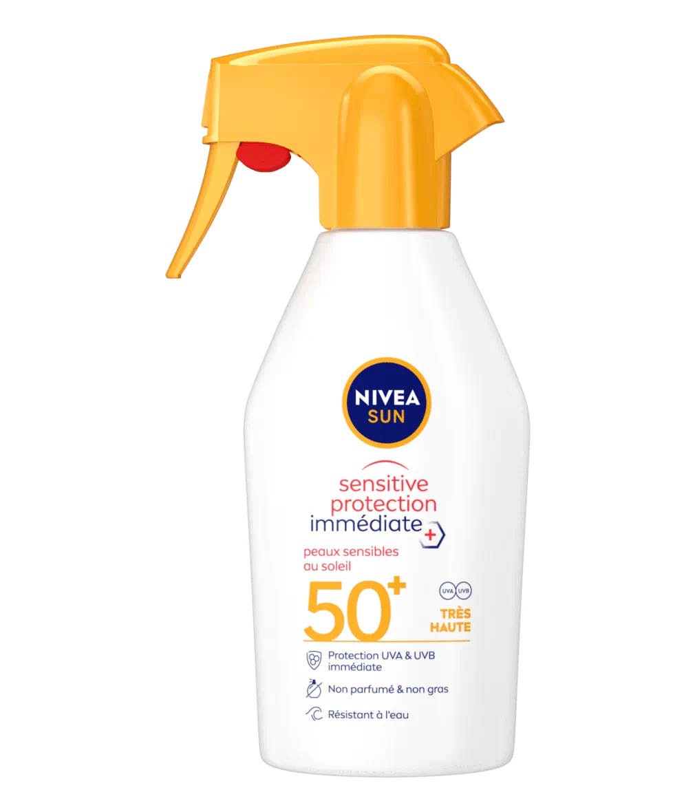 PISTOLET SOLAIRE SENSITIVE PROTECTION IMMÉDIATE FPS 50+