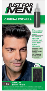 Just For Men Haarkleuring Zwart H55 1 Set