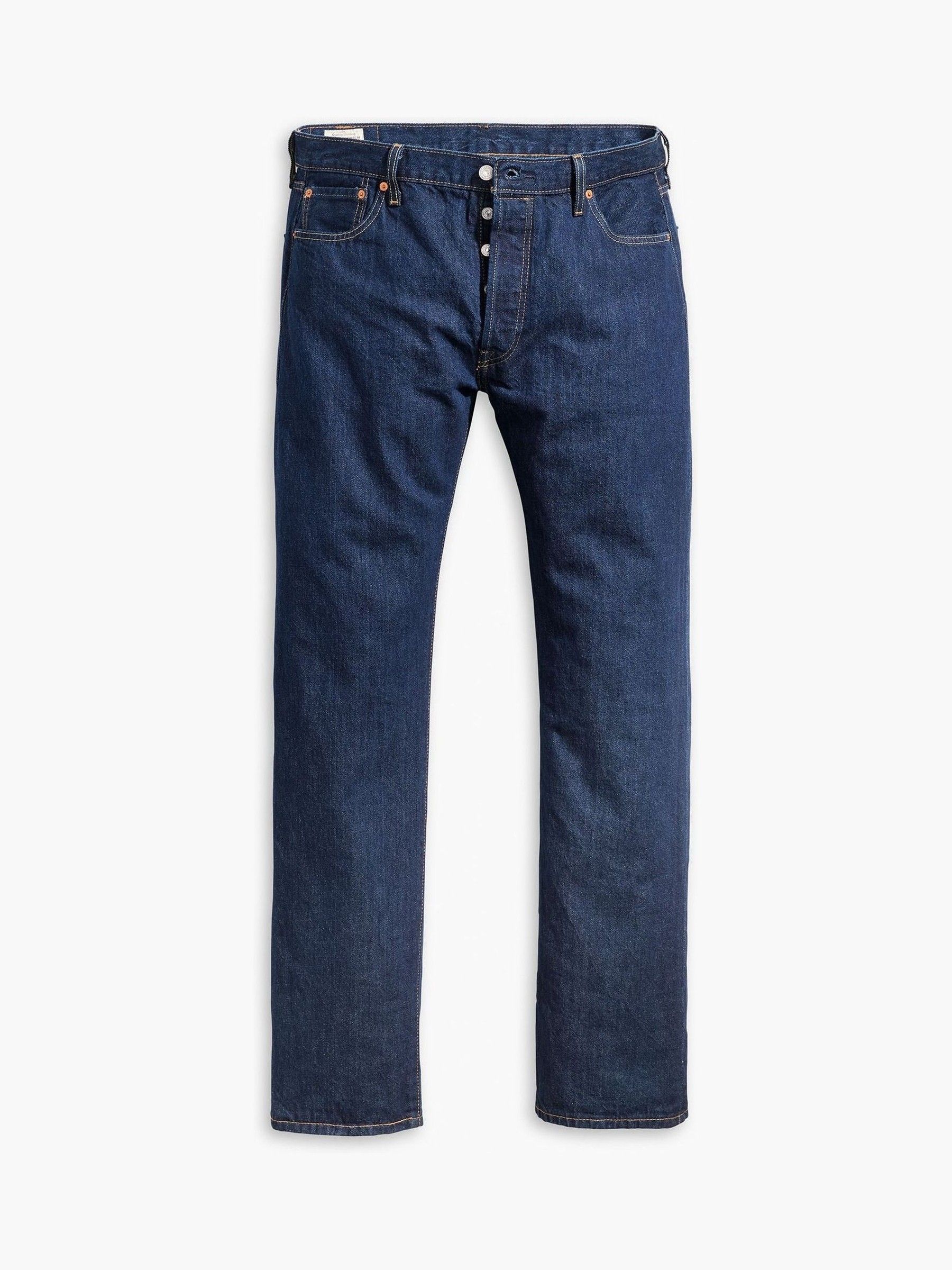 One wash marineblauw met wassing - Levi's® 501® Original jeans