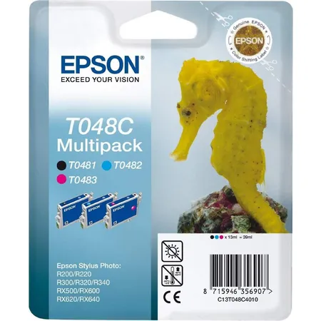 Epson Multipack 3 Farben, schwarz, cyan und magenta