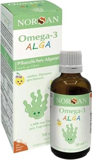 NORSAN Omega-3 ALGA<br>50 ml, Flasche, Öl, vegan