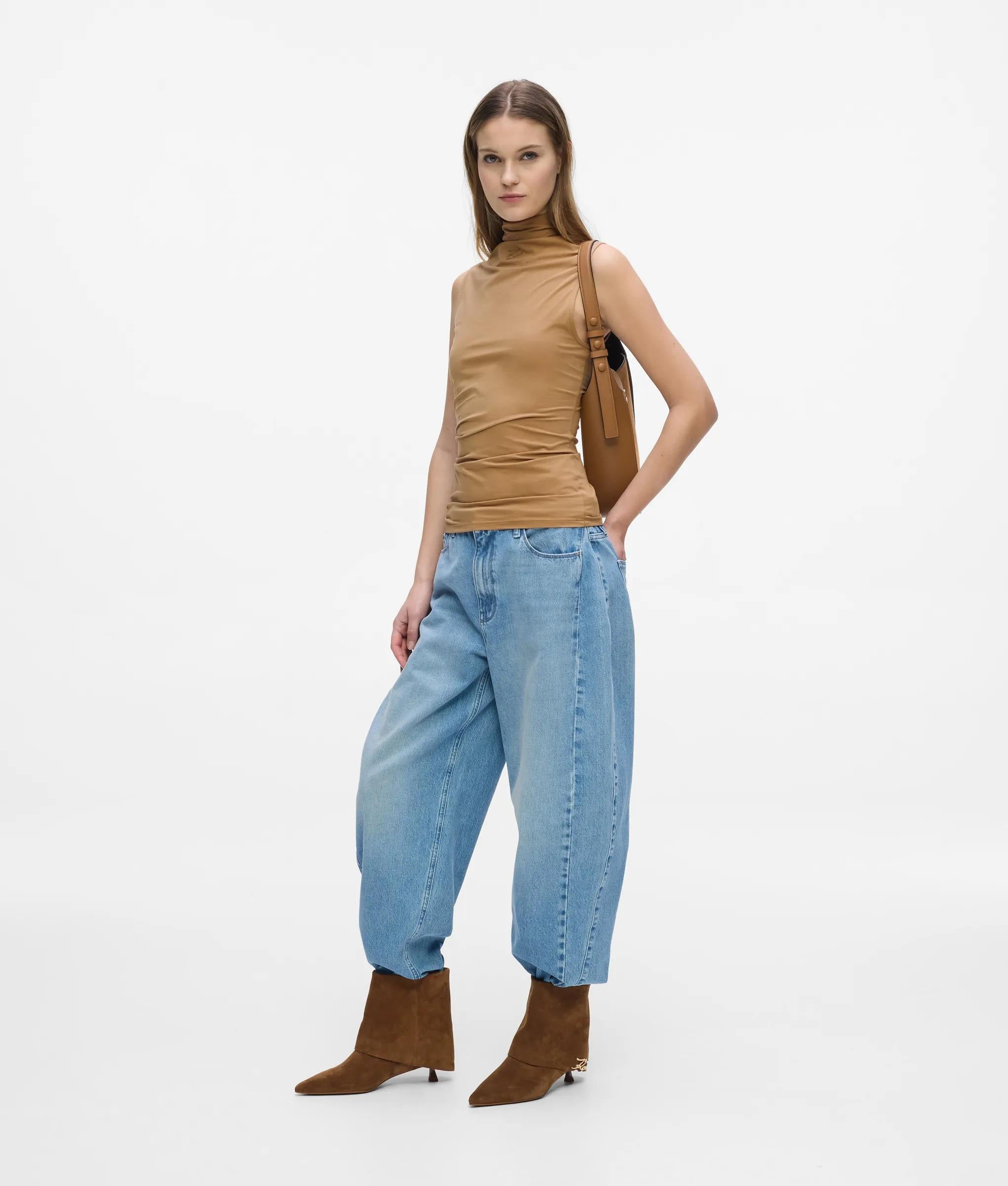 Tanktop met mock-hals