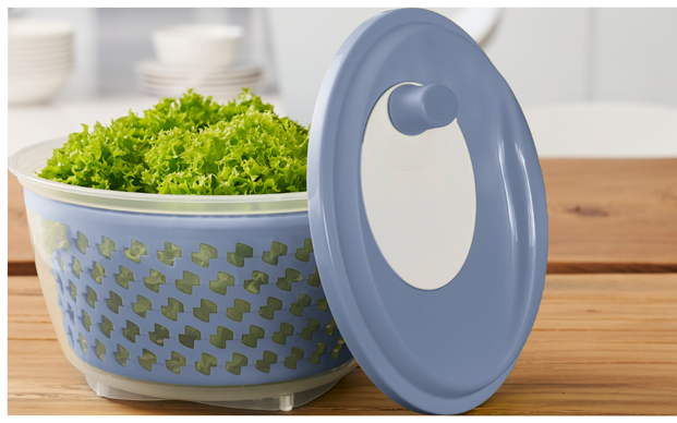 Rotho Salatschleuder fresh 4.5 Liter  horizon blue