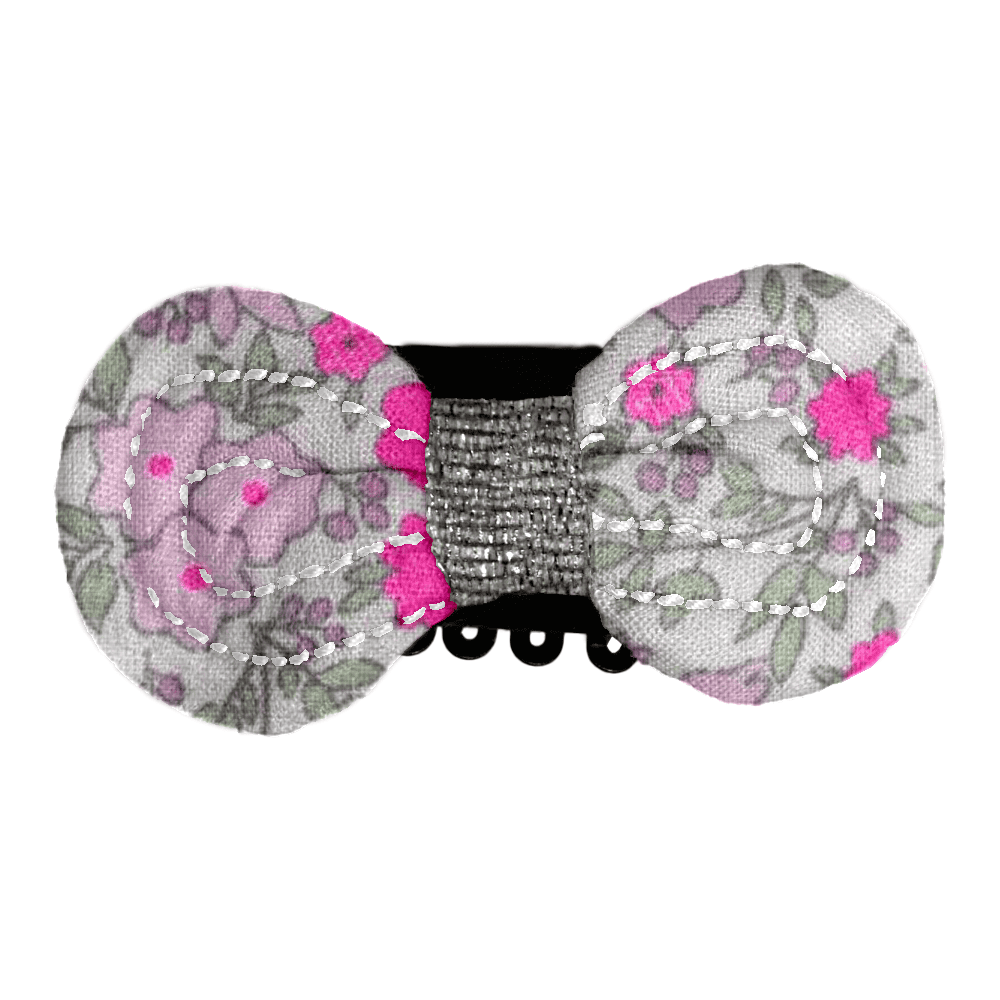 Barrette Noeud Anti-Glisse Serenade Fluo