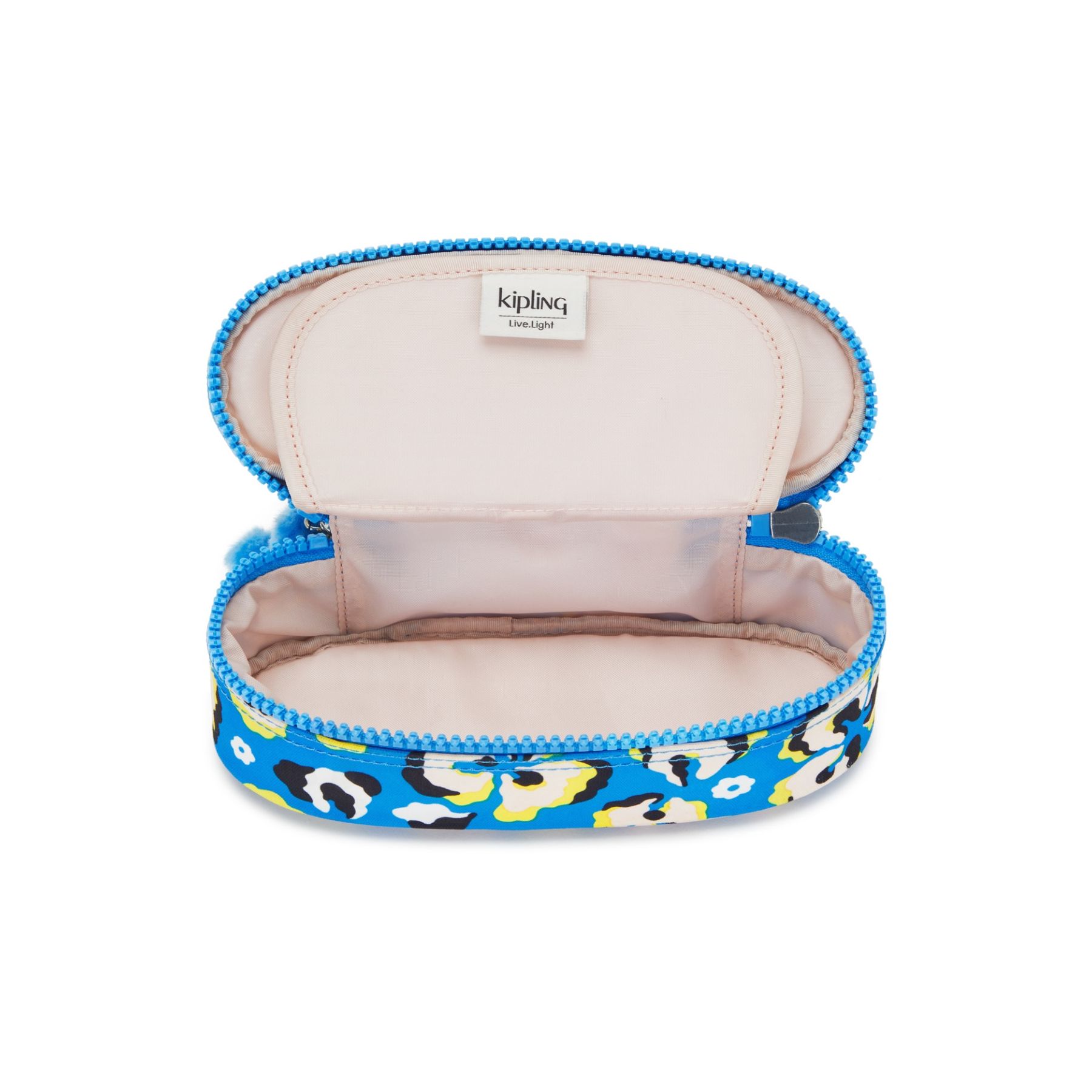DUOBOX Trousse zippée moyenne à imprimé - Leopard Floral