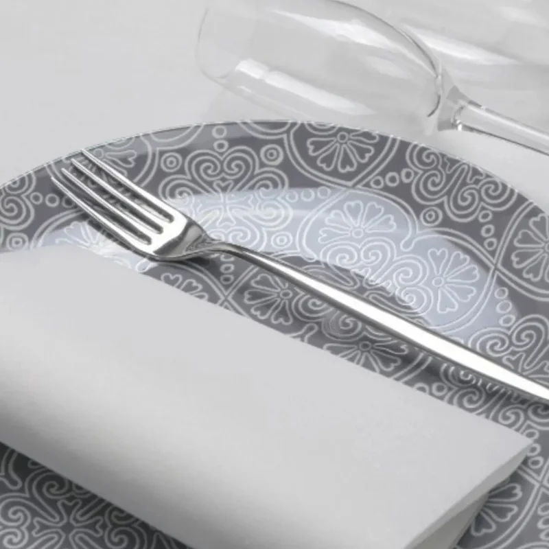 RO.IAL - Serviette de table Airlaid Filf'soft - 40x40 - Blanche - x800
